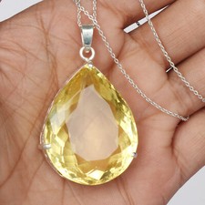 55 Ct Pear Cut Yellow Citrine