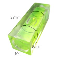 2 Two Mini Spirit Level Bubble 29mm x 10mm Square Quality Small Levels Levelling