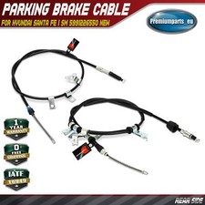 2x Handbrake Cable Rear Left