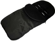 Universal footmuff black - footmuff, fit