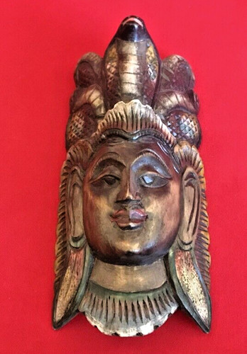 Small asian wooden - wooden, carved