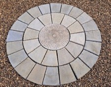 Stone Concrete 1.8m Greek Key SECOND (DELIVERY EXCEPTIONS)
