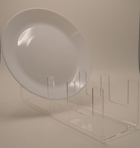 Clear acrylic perspex plate - acrylic,