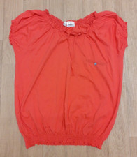 Bonprix Collection Size L Red Short Sleeved Top With Elasticated Hem & Cuffs