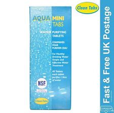 Aqua Clean Mini Tabs x 40 Drinking Water Purification Sterilising Tablets