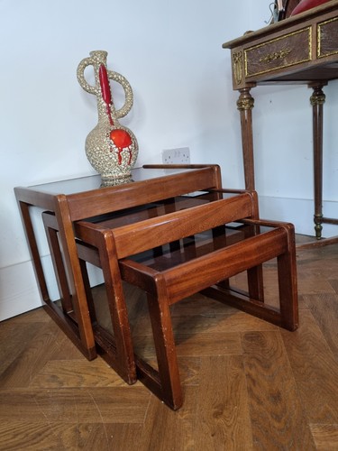 Mid century danish teak nest - century,