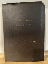 Ticker Technique 1935 First Ed