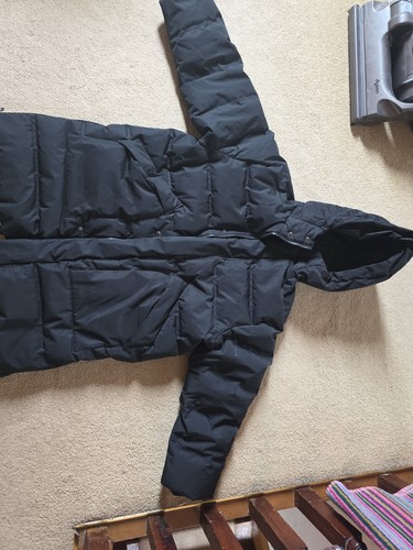 Zara black puffer - black, aged