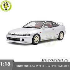 1/18 MOTORHELIX Honda Integra Type R DC2 Pre-Facelift Silver Diecast Model Car