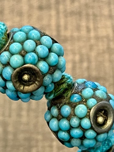 Antique persian pave turquoise - antique,