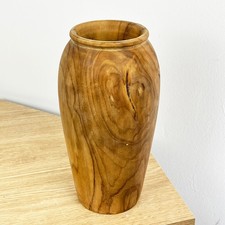 Wooden vase for - for, artificial