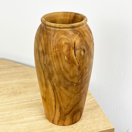 Wooden vase for artificial - wooden,