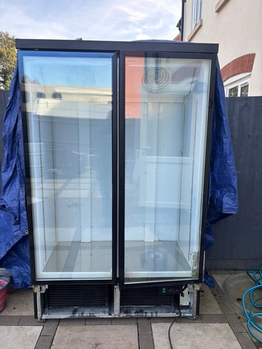 Tefcold upright glass - tefcold, double