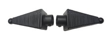 Black Curtain Pole Finials for