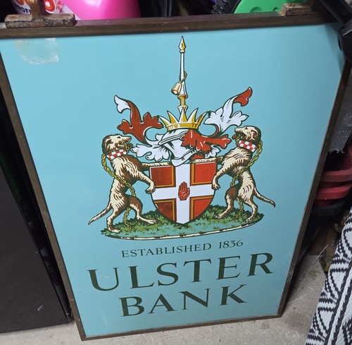Ulster bank sign - bank, sign.