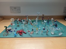 Glass Animal Figurines and Sculptures Collection Mixed Theme Set - G467