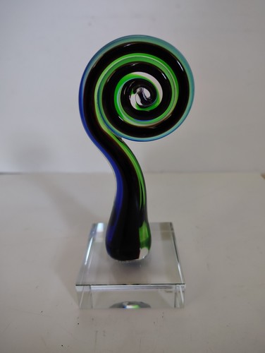 Vintage murano style blue - vintage,