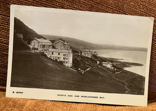 Antique postcard morte hoe - antique,