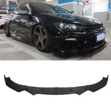 Gloss Black Front Bumper Lip Spoiler Splitter Body Kit For For VW Scirocco MK3