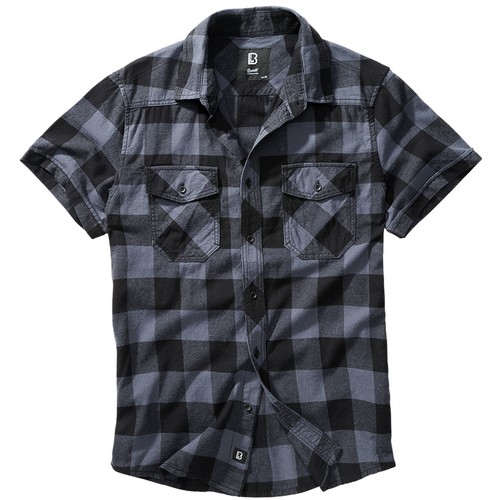 Brandit half sleeve check - half,