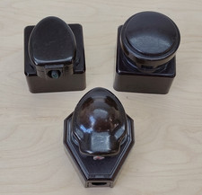 Lot of 3 Vintage Brown