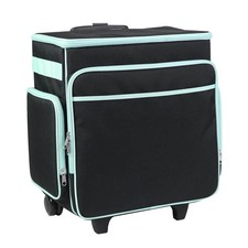 Craft Trolley Bag - Black/Mint