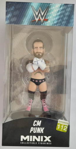 Mib wwe minix cm - minix, punk