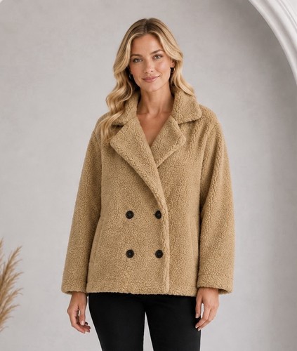 Womens teddy fleece jacket - teddy,