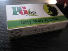 BROOKE BOND PG TIPS 40 YEARS OF CARDS BLUE BACK - IN ISSUED BOX