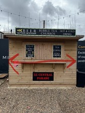 Hut / Kiosk For Retail Use Fully Wired immaculat Condition - catering use ideal 