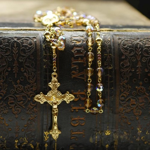 Handmade catholic chain rosary - handmade,