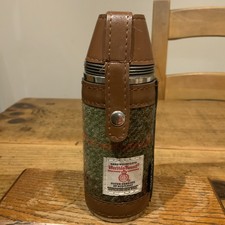 Harris tweed 8oz hunting flask - harris,