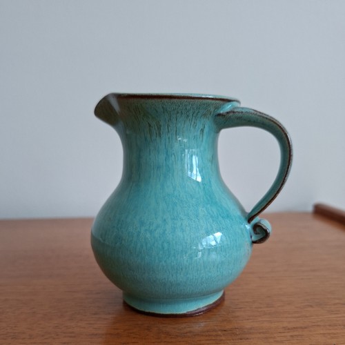 Bolingey pottery green blue - pottery, green-blue