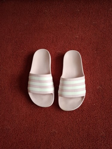 Adidas flip flops pink white - adidas,