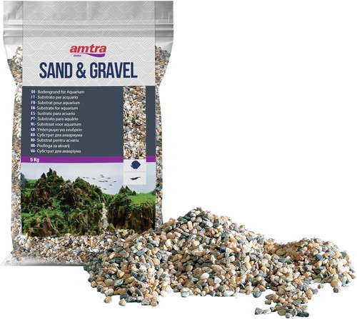 Natural aquarium gravel 4mm - aquarium, 3-4mm