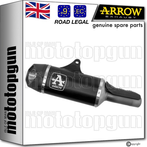 Exhaust black indy arrow for - black,