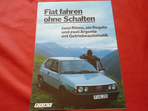 1984 fiat ritmo - fiat, regata