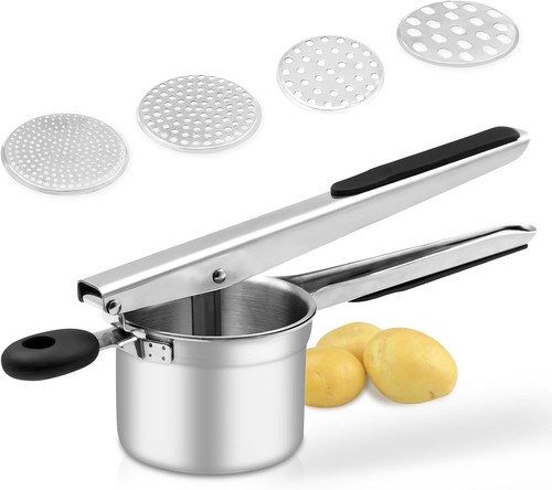 Potato ricer with - potato,
