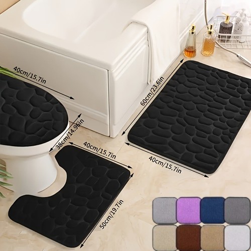 Diamond bath mat - mat, pedestal
