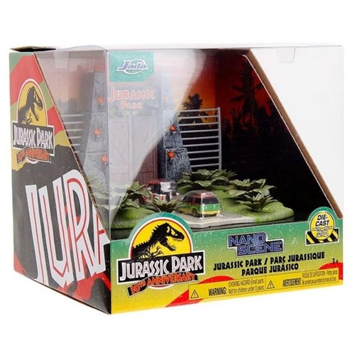 Jurassic park gate diorama - gate,