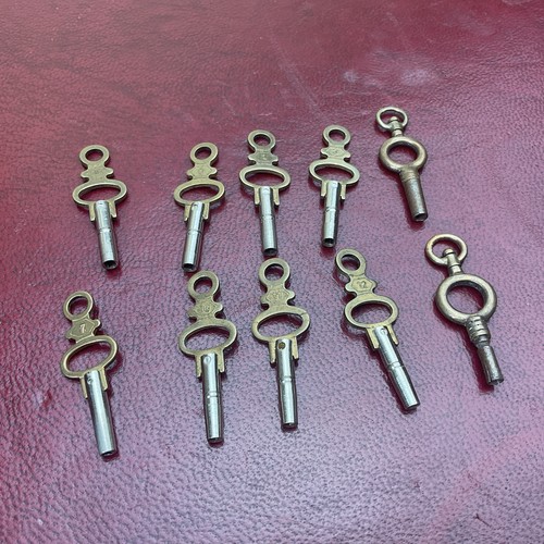 Vintage pocket watch keys - pocket,
