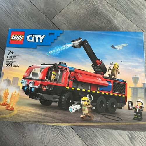 Lego city airport fire - city, :