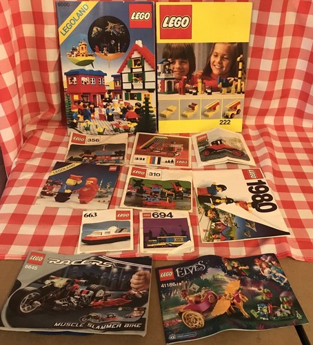 Lego booklets joblot - lego,