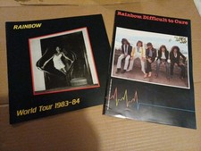 RAINBOW. 2 TOUR PROGRAMMES 1980s