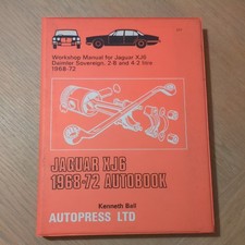 Jaguar XJS 1968 - 70 Autobook Workshop Manual for the Jaguar XJS 2.8 and 4.2 L..