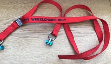 Unwin Empty Wheelchair/Luggage Securing Strap Adjustable With Clamps