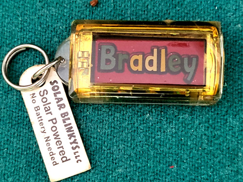 1990s solar powered keychain - solar,