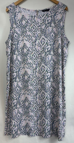 Linen blend ikat - linen,