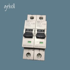 2 X DORMAN SMITH X1PC20 MCB DORMAN SMITH 20 AMP MCB 20A C20 X1PC20 DORMAN SMITH