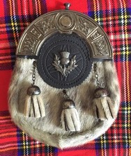 Full dress kilt - full, sporran